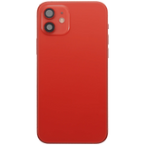 Back Housing W/ Charging Port Flex & Small Parts For iPhone 12 (US Version) (Used OEM) (Pull) (Red)