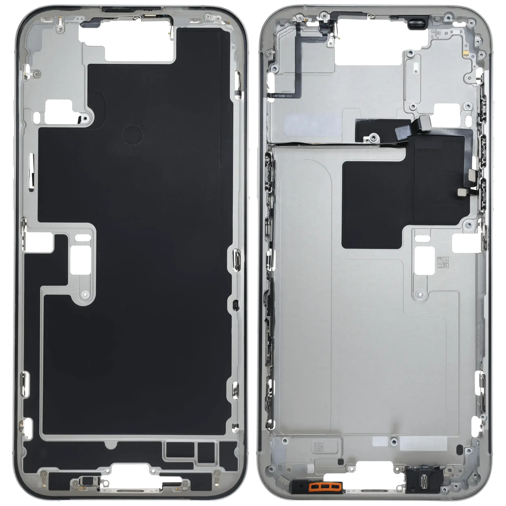Mid-Frame Housing W/ Small Parts For iPhone 16 Pro Max (US Version) (Pull) (White Titanium)