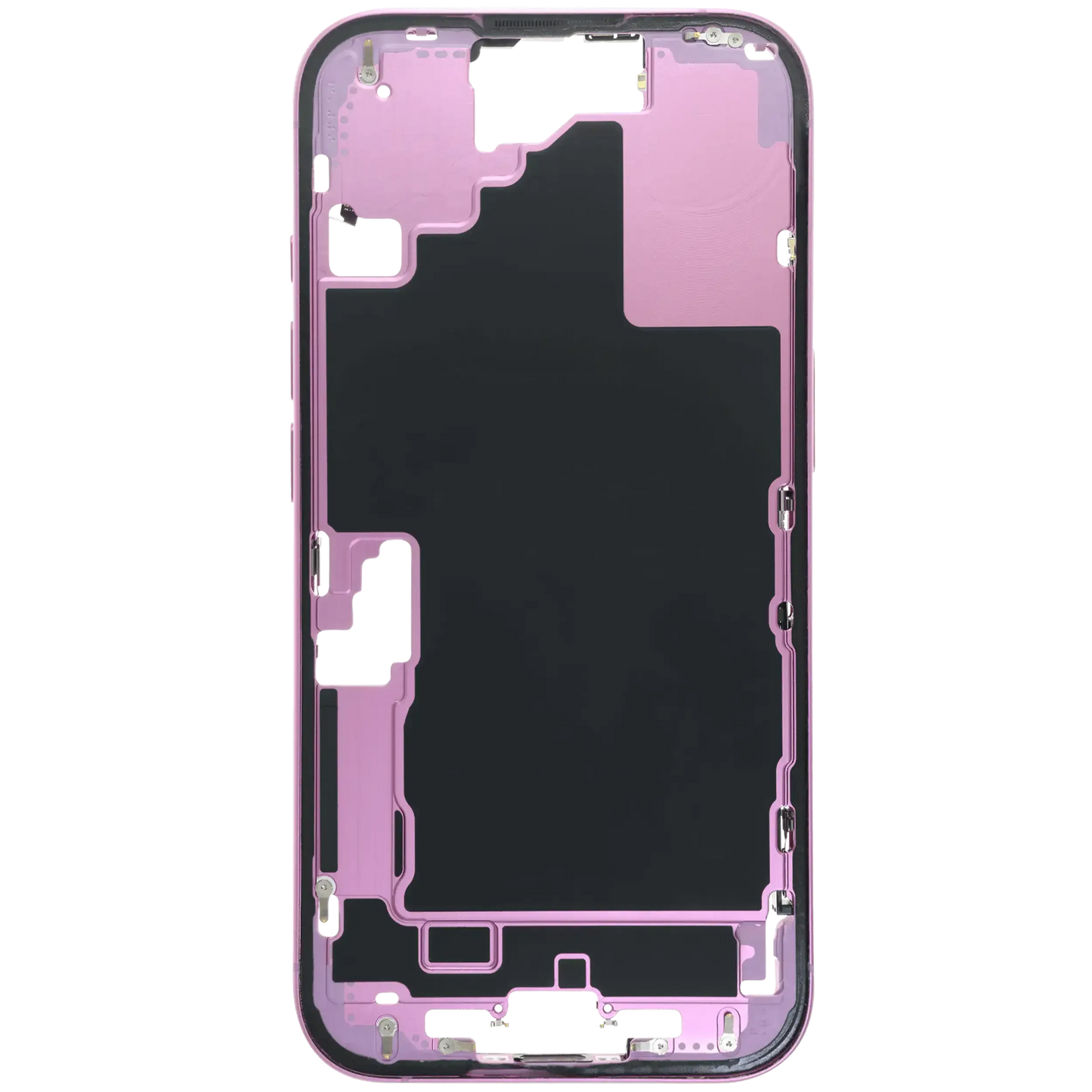 Mid-Frame Housing W/ Small Parts For iPhone 16 (US Version) (Pull) (Pink)