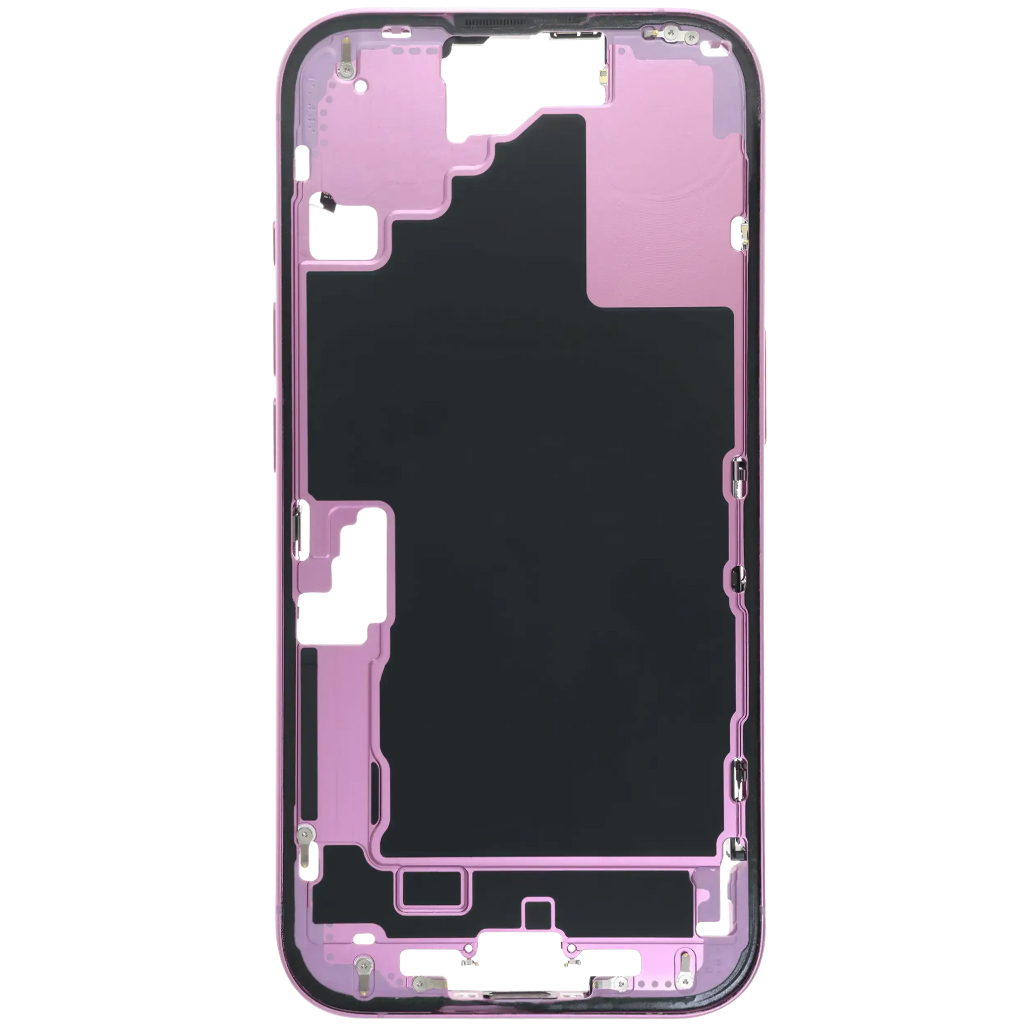 Mid-Frame Housing W/ Small Parts For iPhone 16 (US Version) (Pull) (Pink)