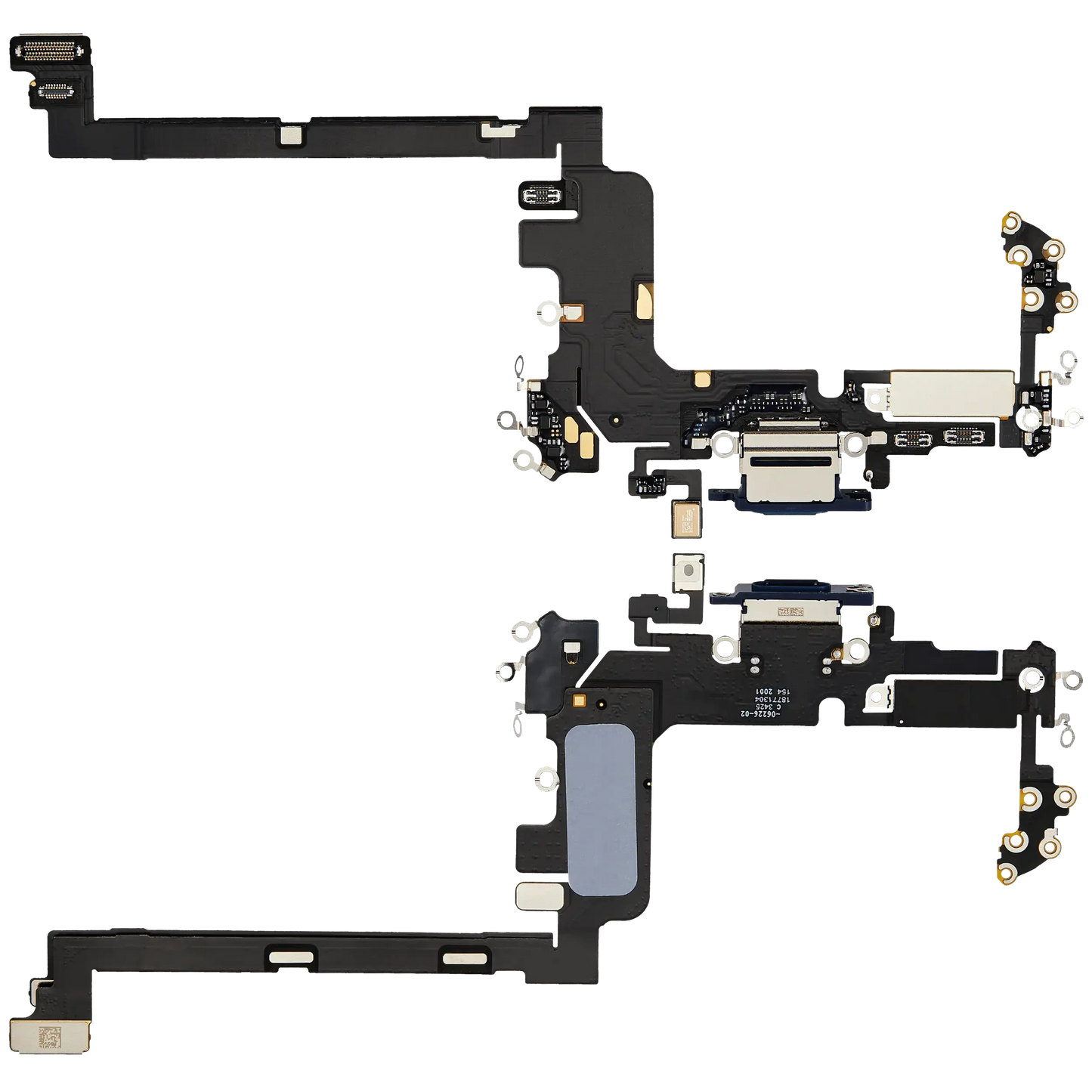 Charging Port Flex Cable For iPhone 17 Pro (Pull) (International Version) (Deep Blue)