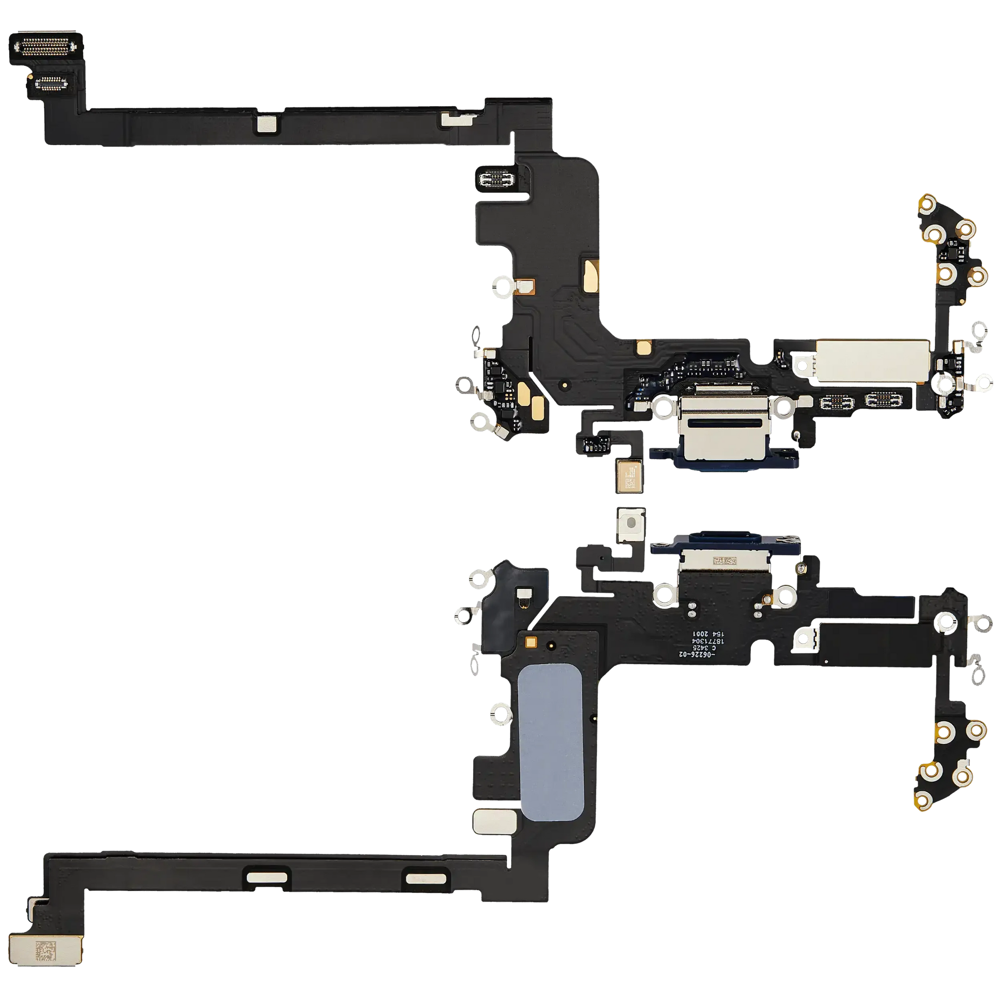 Charging Port Flex Cable For iPhone 17 Pro (Pull) (International Version) (Deep Blue)