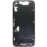Mid-Frame Housing W/ Charging Port Flex & Small Parts For iPhone 16e (US Version) (Pull) (Black)