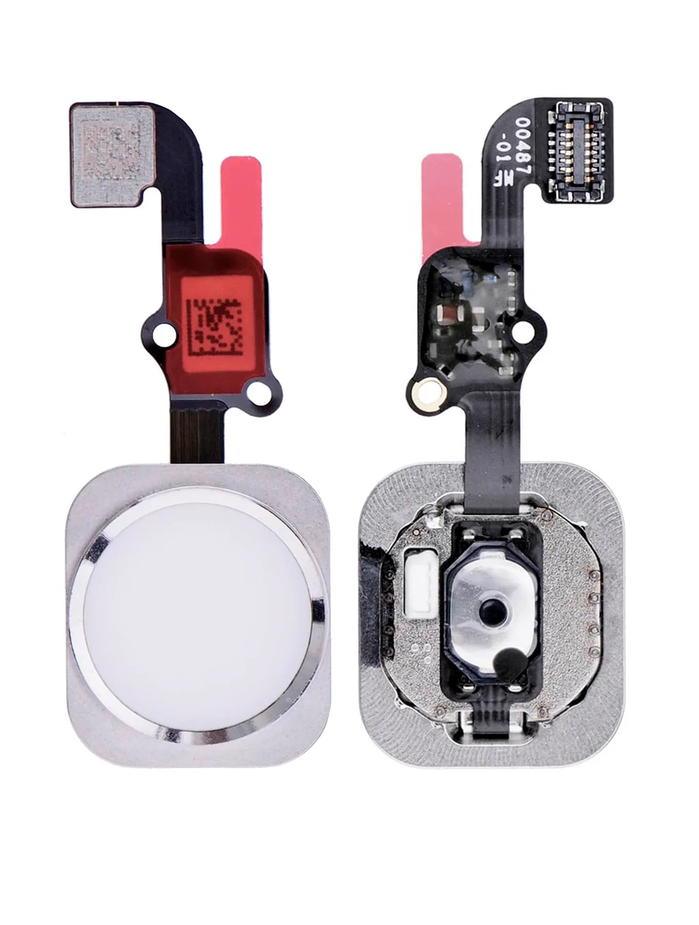 Home Button With Flex For iPhone 6S / 6S Plus (Silver) (Pull)