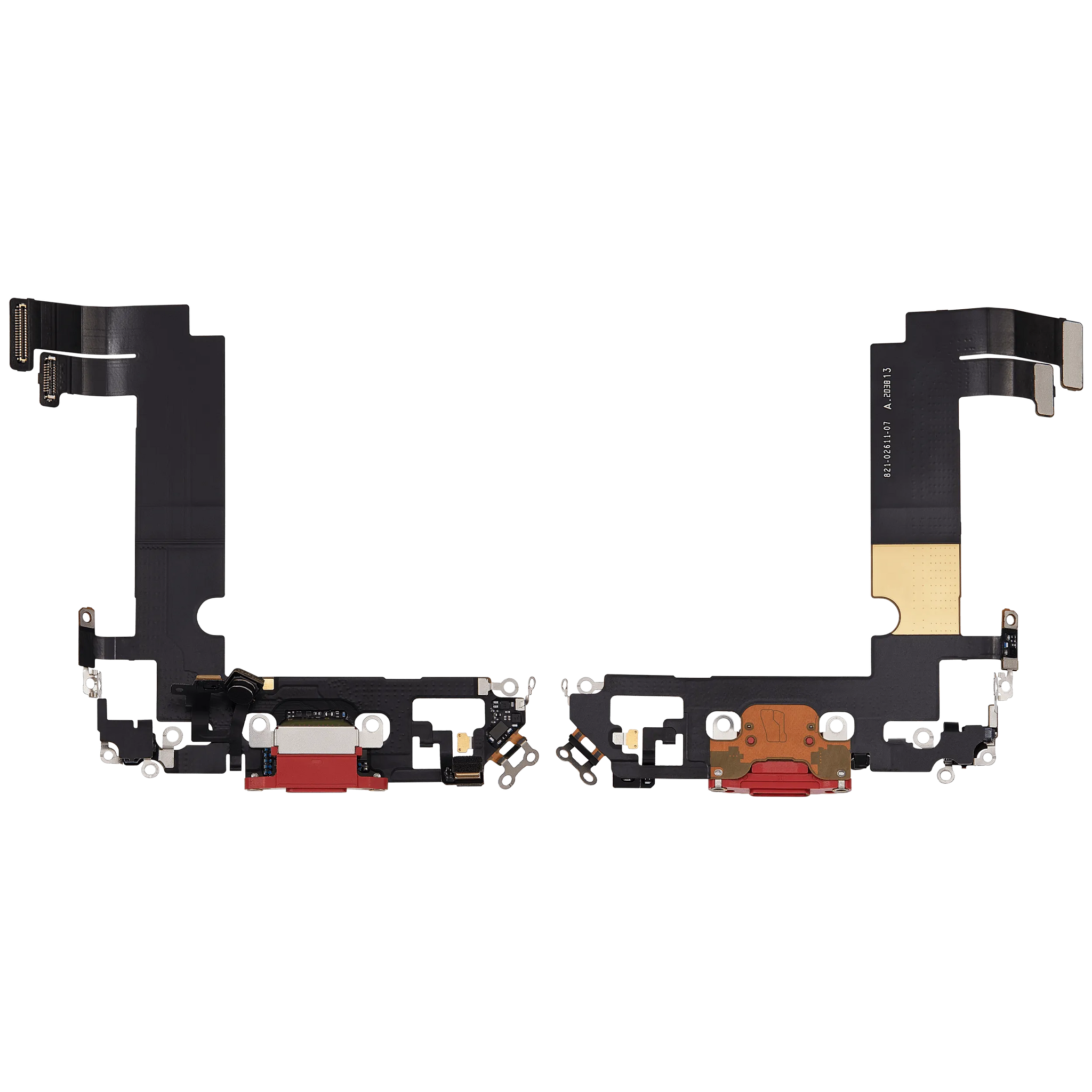Charging Port Flex Cable For iPhone 12 Mini (Pull) (Red)