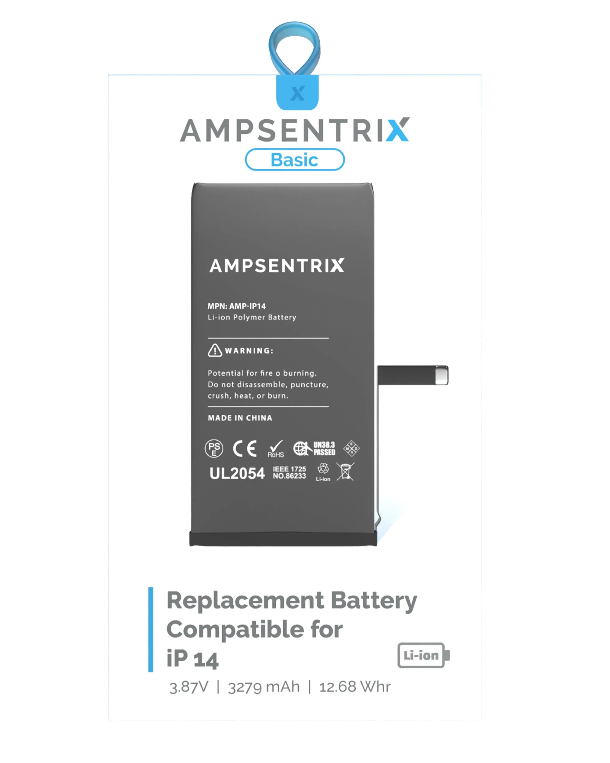 Replacement Battery For iPhone 14 (Standard)