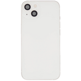 Back Housing W/ Charging Port Flex & Small Parts For iPhone 13 (US Version) (Used OEM) (Pull) (Starlight)