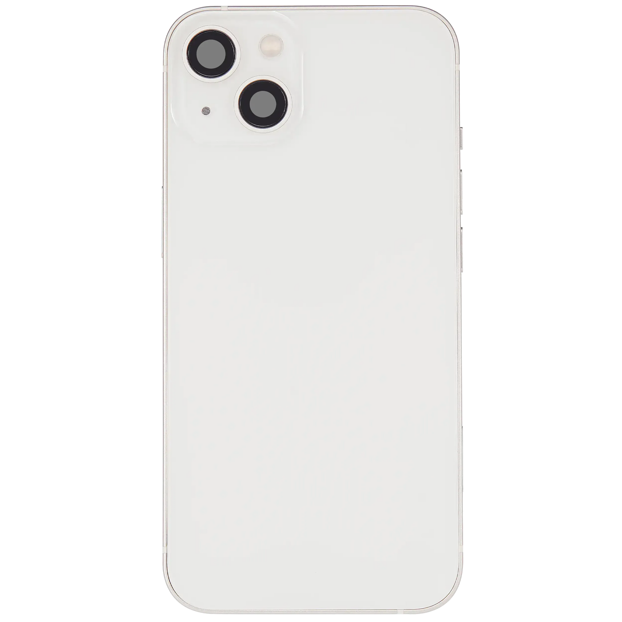Back Housing W/ Charging Port Flex & Small Parts For iPhone 13 (US Version) (Used OEM) (Pull) (Starlight)