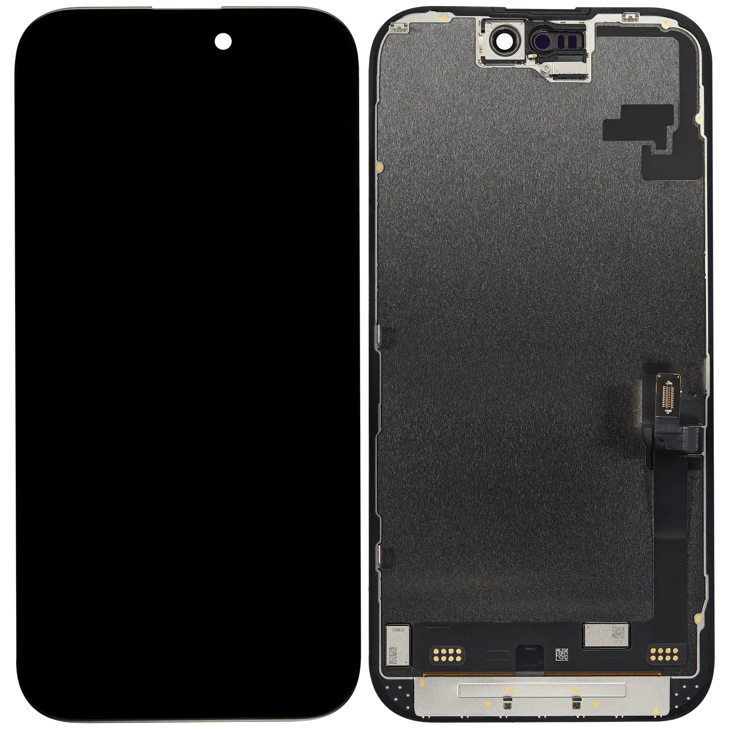OLED Assembly For iPhone 16 with Light Sensor Flex Cable (Pull A)
