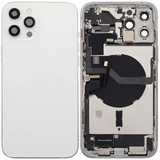 Back Housing W/ Charging Port Flex & Small Parts For iPhone 12 Pro Max (EU / Global Version) (Used OEM) (Pull) (Gold)