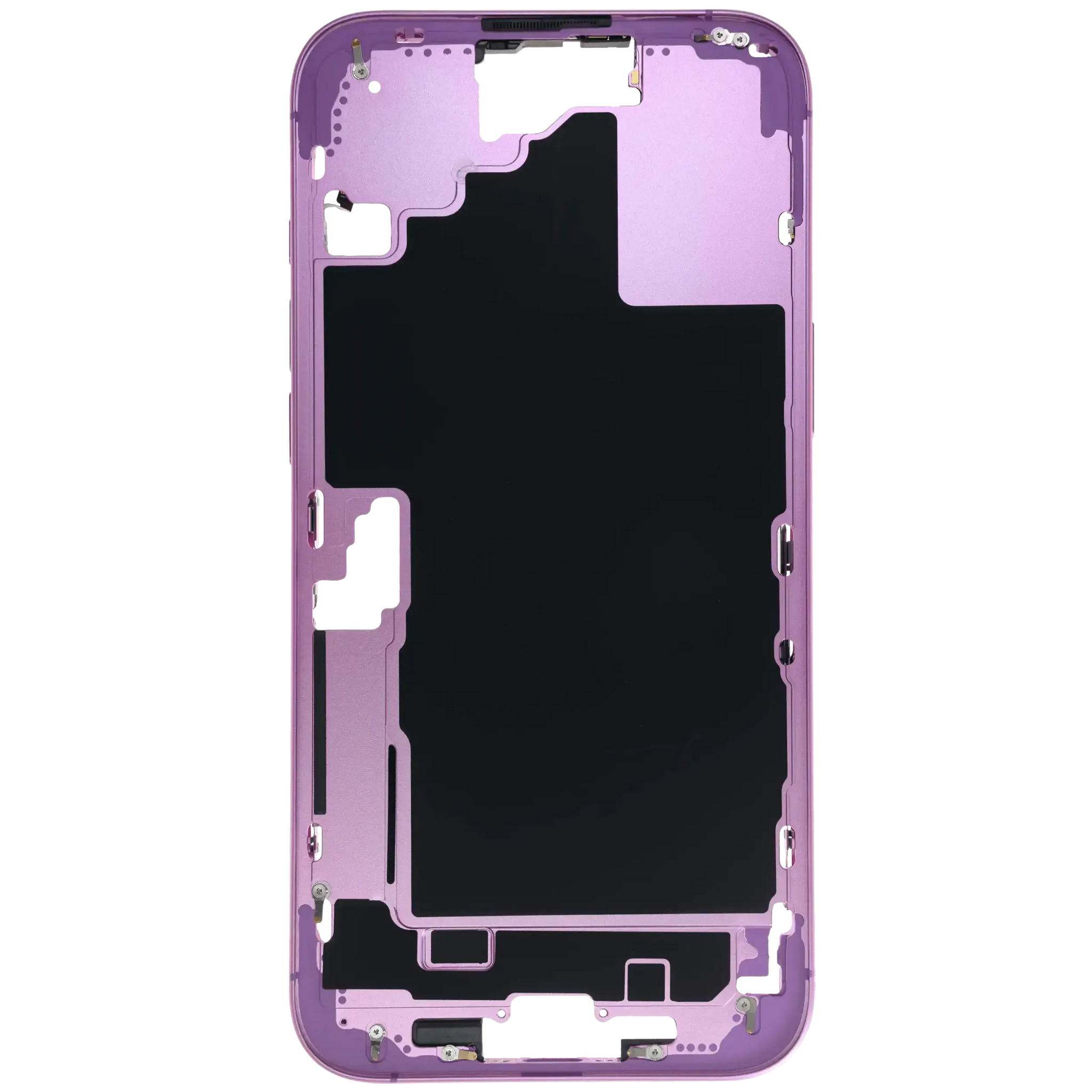Mid-Frame Housing W/ Small Parts For iPhone 16 Plus (EU / Global Version) (Pull) (Pink)