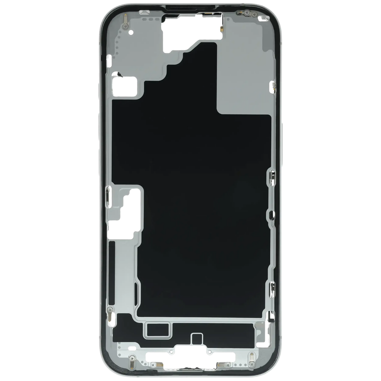 Mid-Frame Housing W/ Small Parts For iPhone 16 (US Version) (Pull) (White)