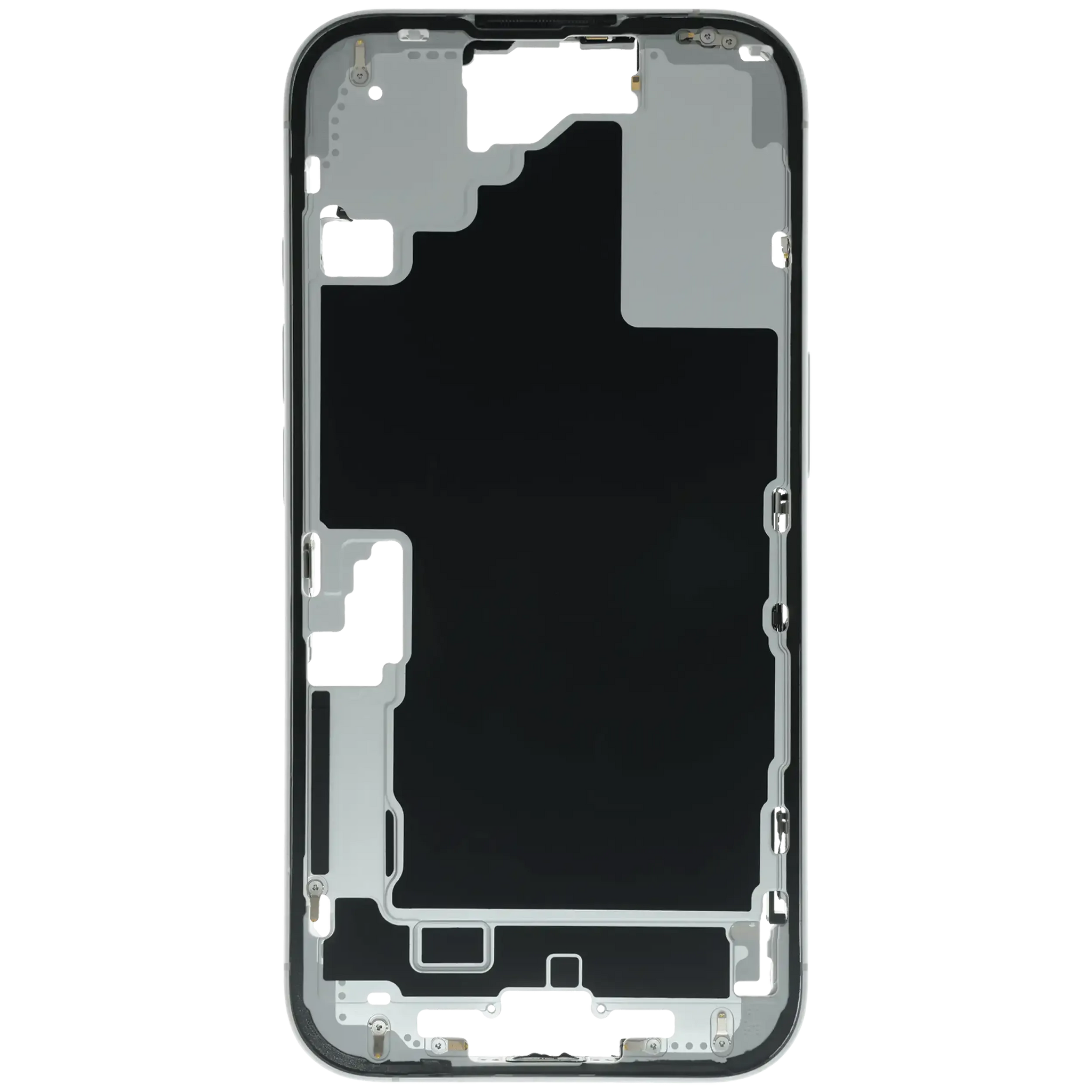Mid-Frame Housing W/ Small Parts For iPhone 16 (US Version) (Pull) (White)
