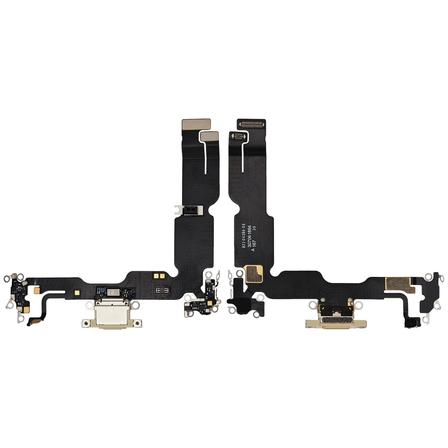 Charging Port Flex Cable For iPhone 15 Plus (Pull) (Yellow)