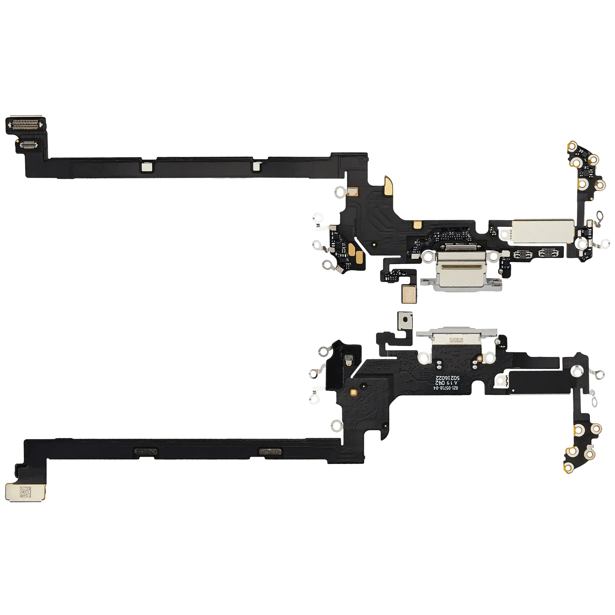 Charging Port Flex Cable For iPhone 17 Pro (Pull) (US Version) (Silver)