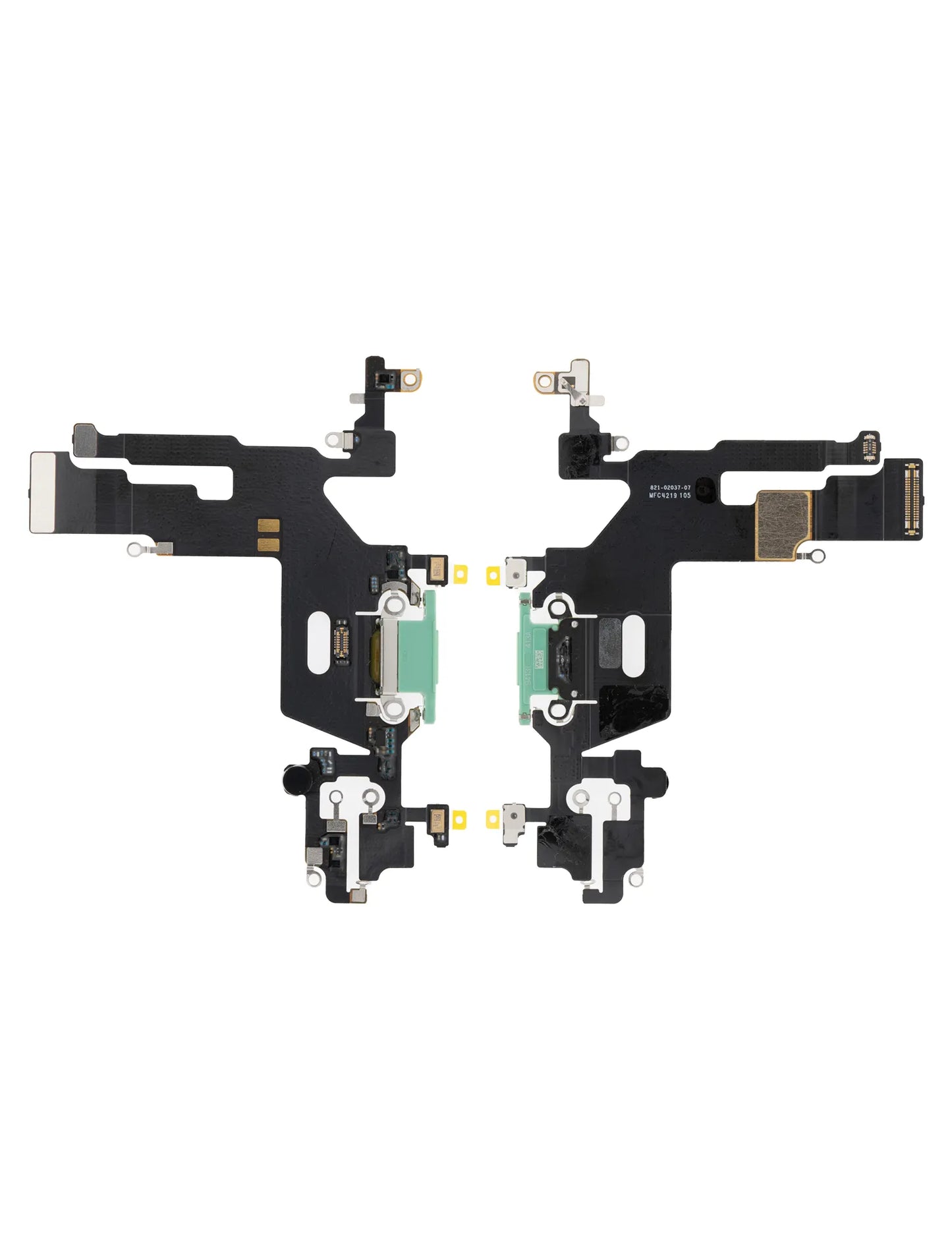 Charging Port Flex Cable For iPhone 11 (Green) (Pull)