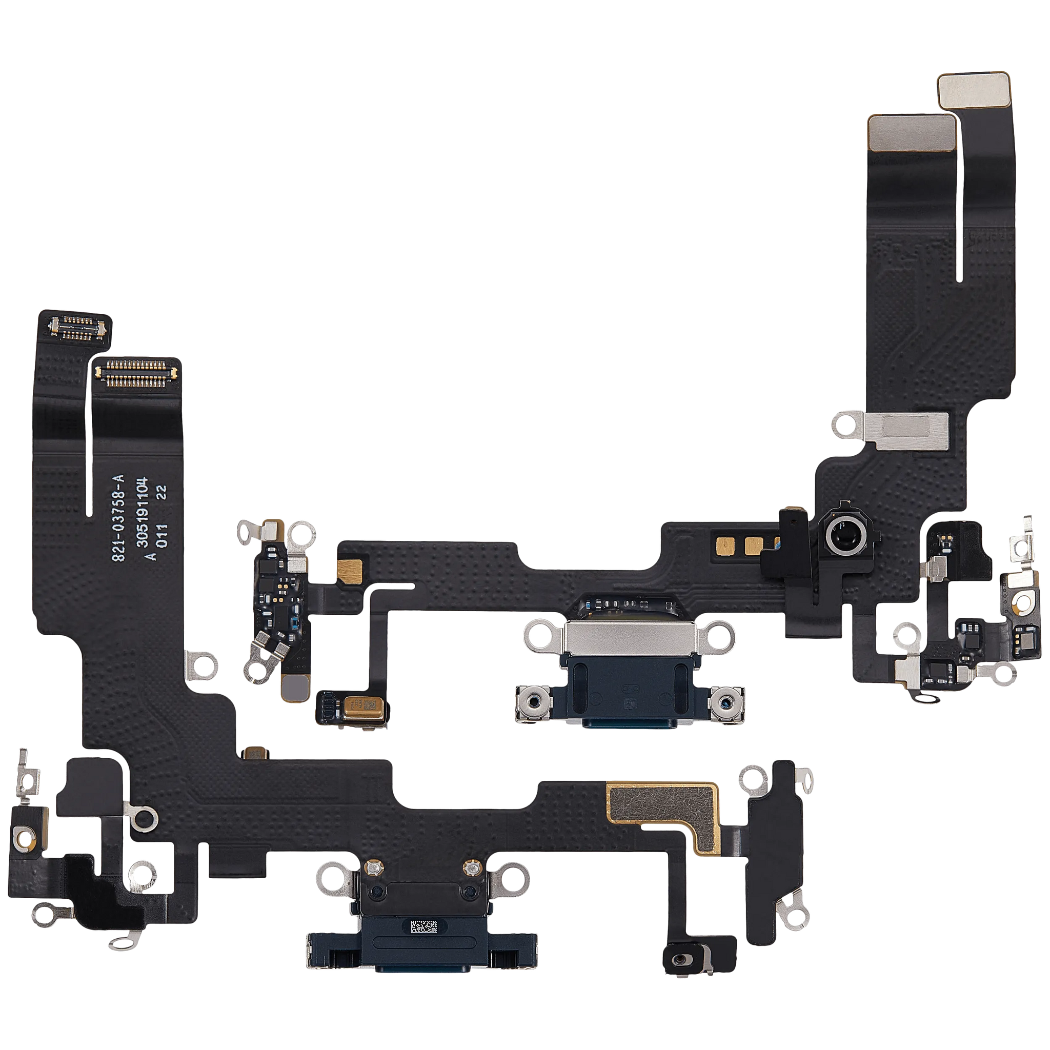 Charging Port Flex Cable For iPhone 14 (Pull) (Midnight)