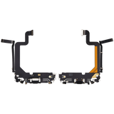 Charging Port Flex Cable For iPhone 14 Pro Max (Pull) (Space Black)