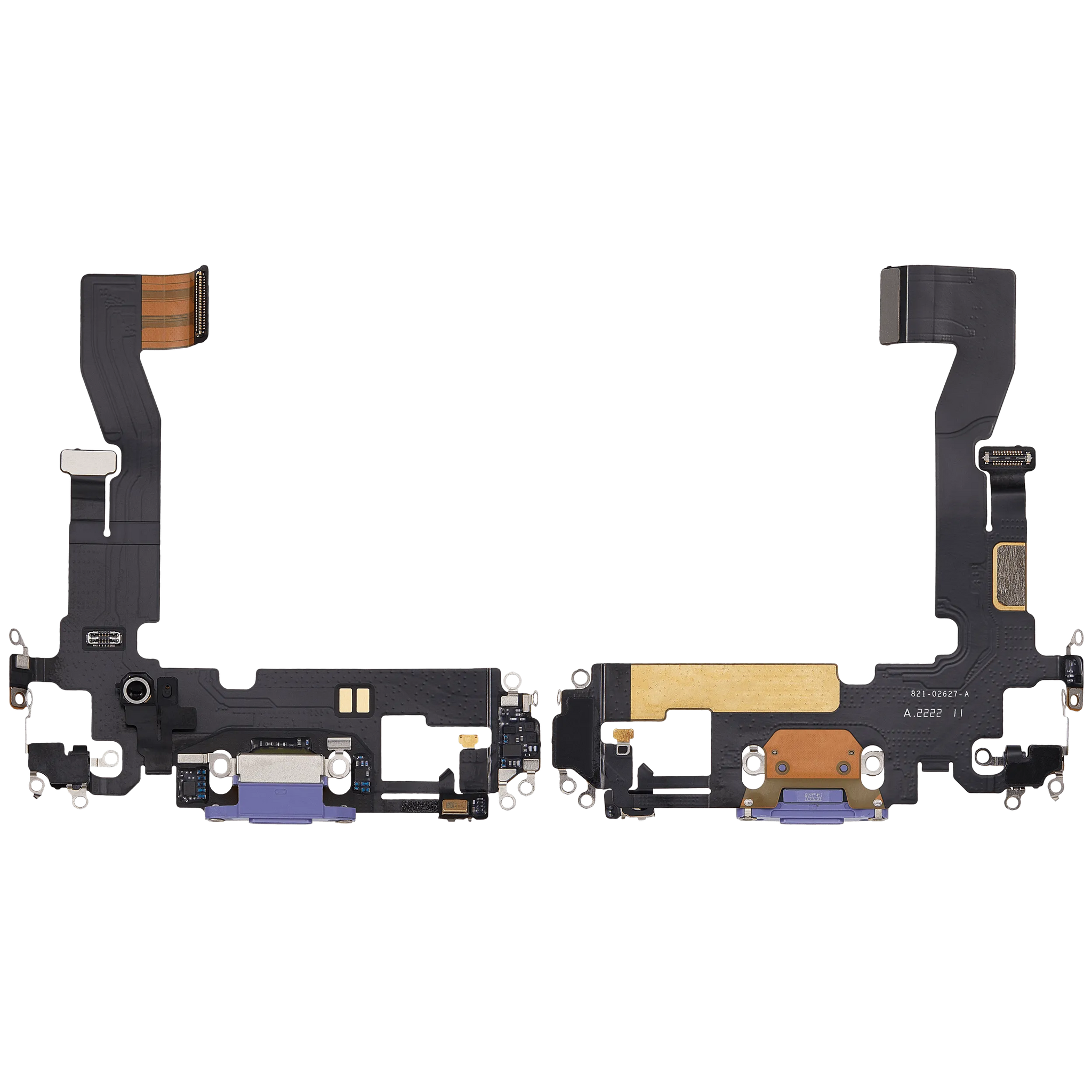Charging Port Flex Cable For iPhone 12 (Pull) (Purple)