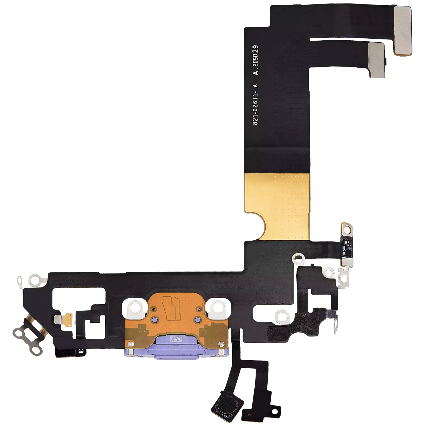 Charging Port Flex Cable For iPhone 12 Mini (Pull) (Purple)