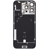 Back Glass w/ MagSafe Magnet & NFC & Flashlight Flex For iPhone 16 Pro Max (Pull) (Black Titanium)
