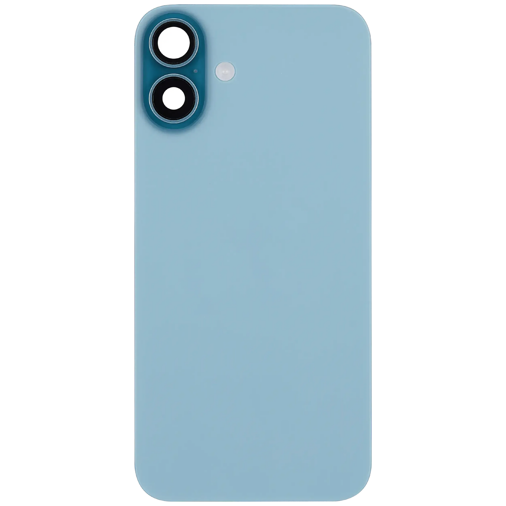 Back Glass w/ MagSafe Magnet & NFC & Flashlight Flex For iPhone 16 Plus (Pull) (Teal)