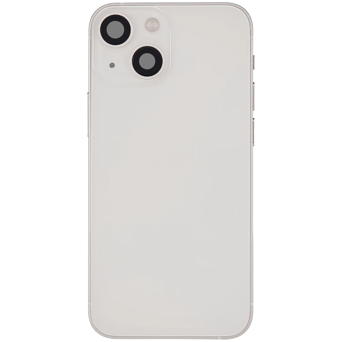 Back Housing W/ Charging Port Flex & Small Parts For iPhone 13 Mini (US Version) (Used OEM) (Pull) (Starlight)