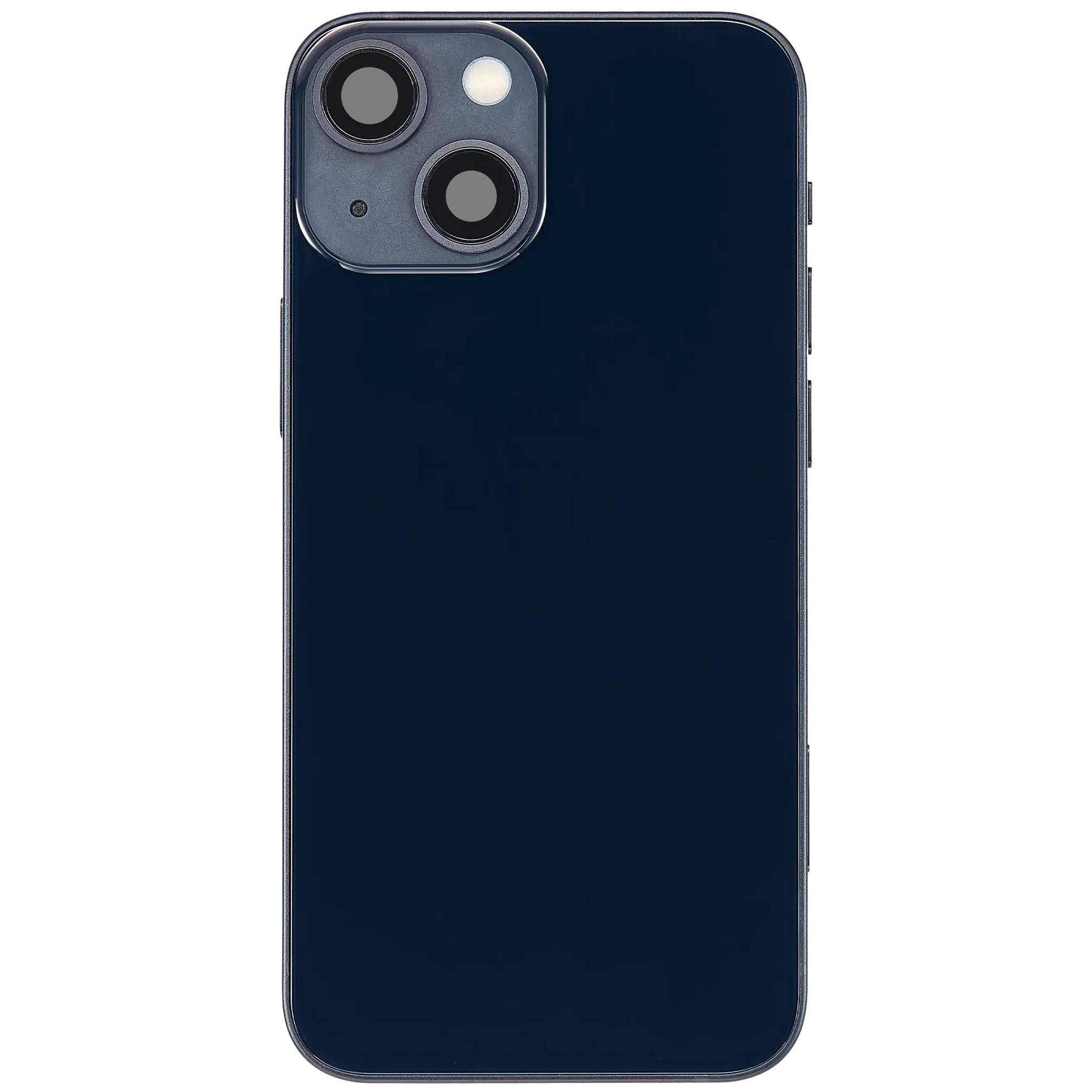 Back Housing W/ Charging Port Flex & Small Parts For iPhone 13 Mini (US Version) (Used OEM) (Pull) (Midnight)