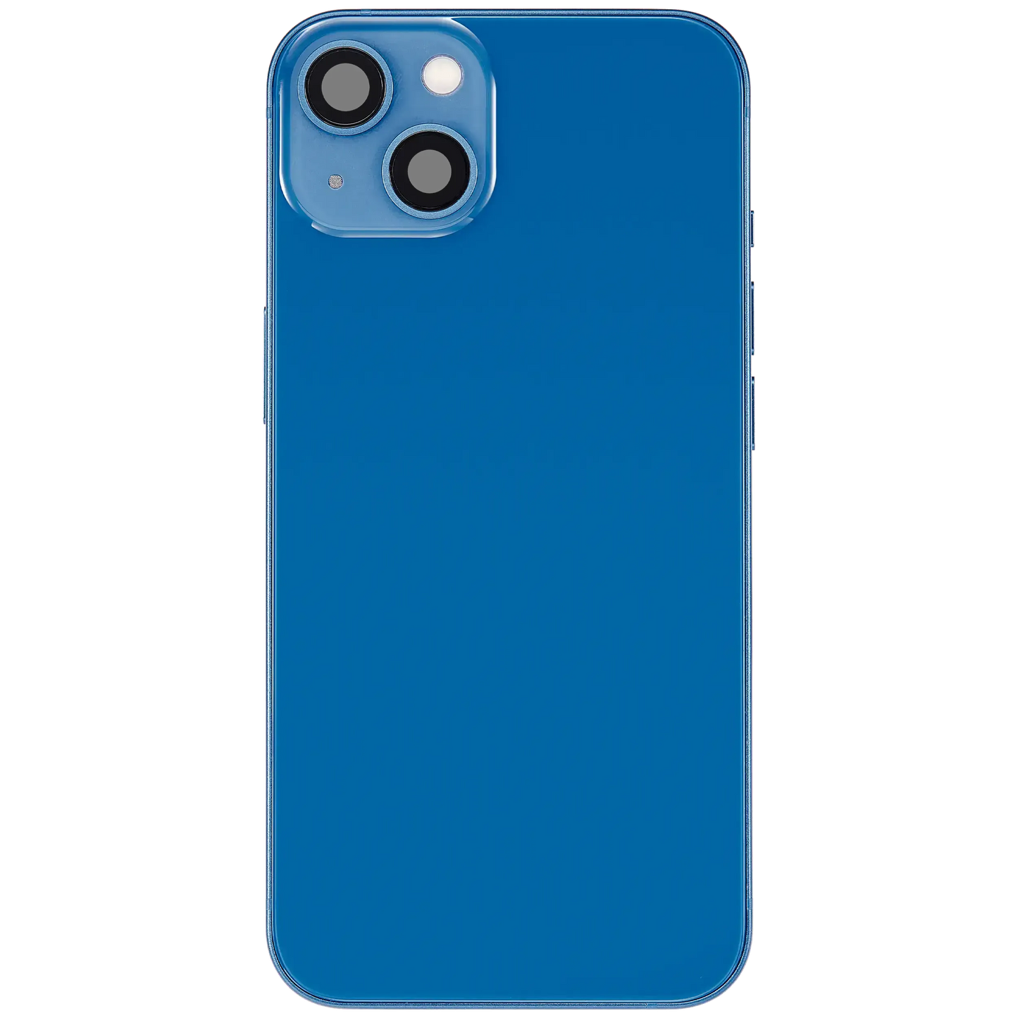 Back Housing W/ Charging Port Flex & Small Parts For iPhone 13 (US Version) (Used OEM) (Pull) (Blue)