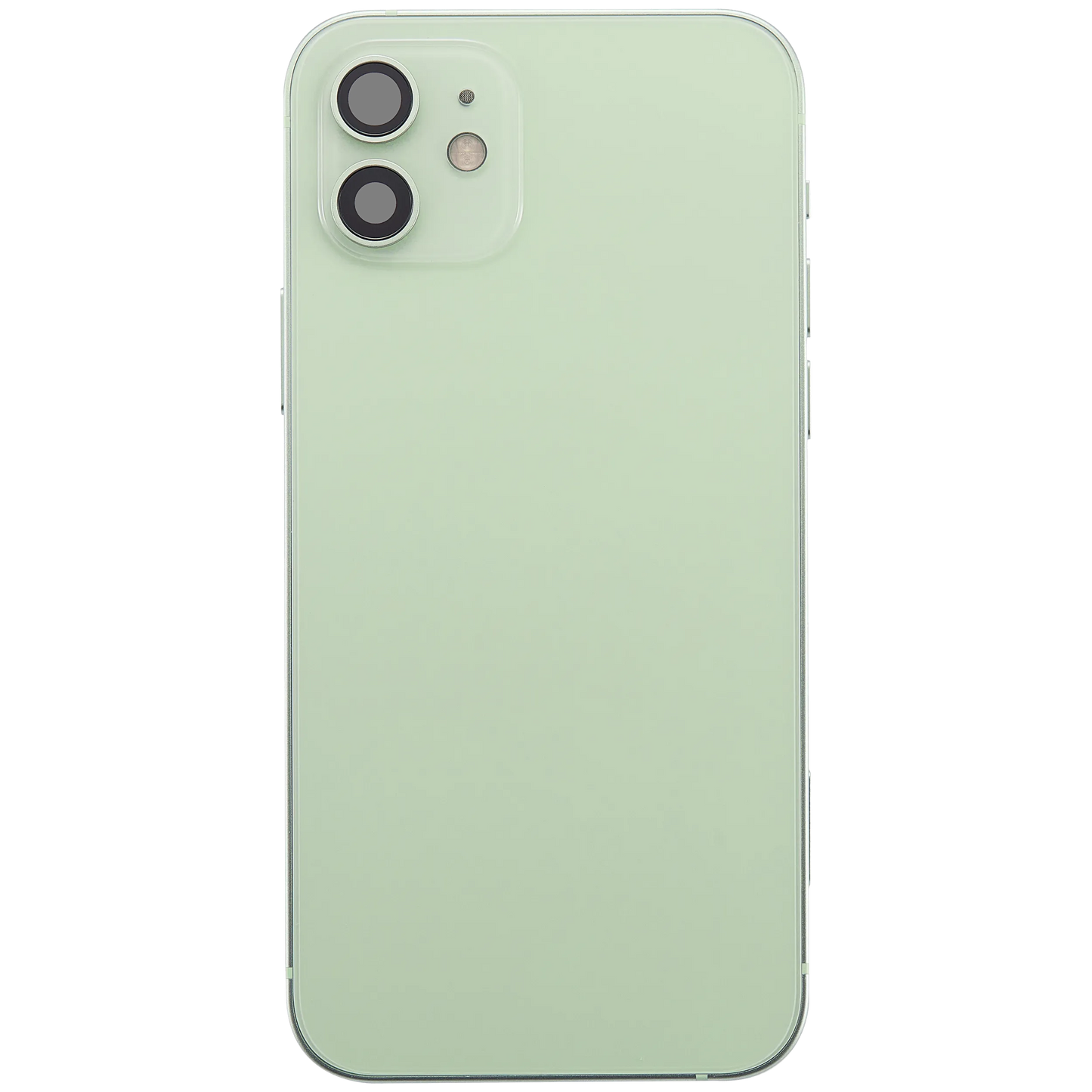 Back Housing W/ Charging Port Flex & Small Parts For iPhone 12 (US Version) (Used OEM) (Pull) (Green)