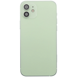 Back Housing W/ Charging Port Flex & Small Parts For iPhone 12 (US Version) (Used OEM) (Pull) (Green)