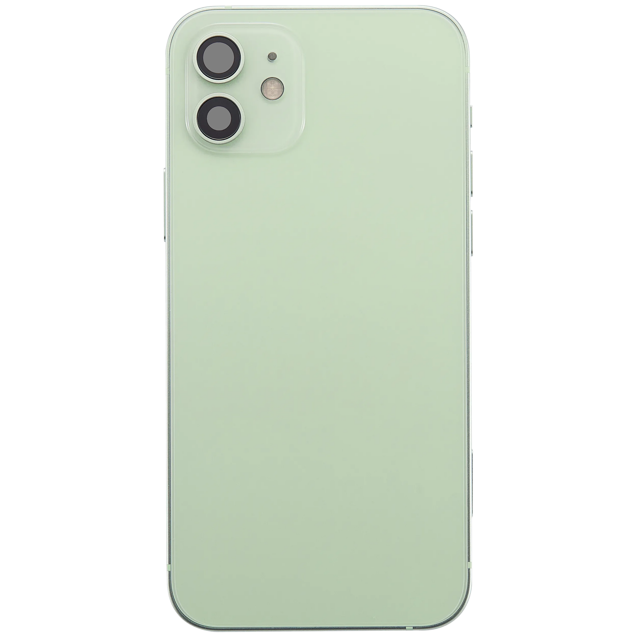 Back Housing W/ Charging Port Flex & Small Parts For iPhone 12 (US Version) (Used OEM) (Pull) (Green)
