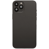 Back Housing W/ Charging Port Flex & Small Parts For iPhone 12 Pro Max (EU / Global Version) (Used OEM) (Pull) (Graphite)