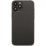 Back Housing W/ Charging Port Flex & Small Parts For iPhone 12 Pro Max (US Version) (Used OEM) (Pull) (Graphite)