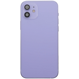 Back Housing W/ Charging Port Flex & Small Parts For iPhone 12 (EU / Global Version) (Used OEM) (Pull) (Purple)