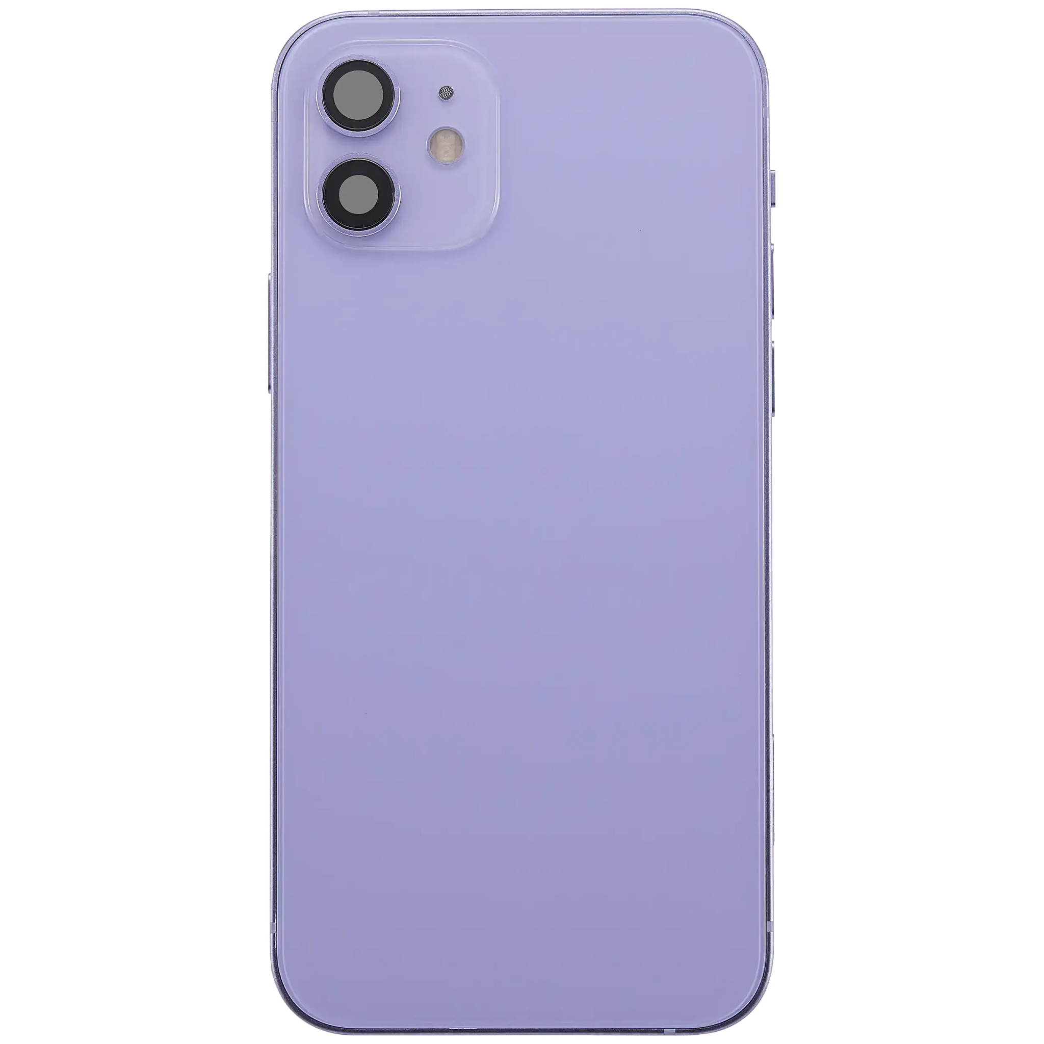 Back Housing W/ Charging Port Flex & Small Parts For iPhone 12 (EU / Global Version) (Used OEM) (Pull) (Purple)