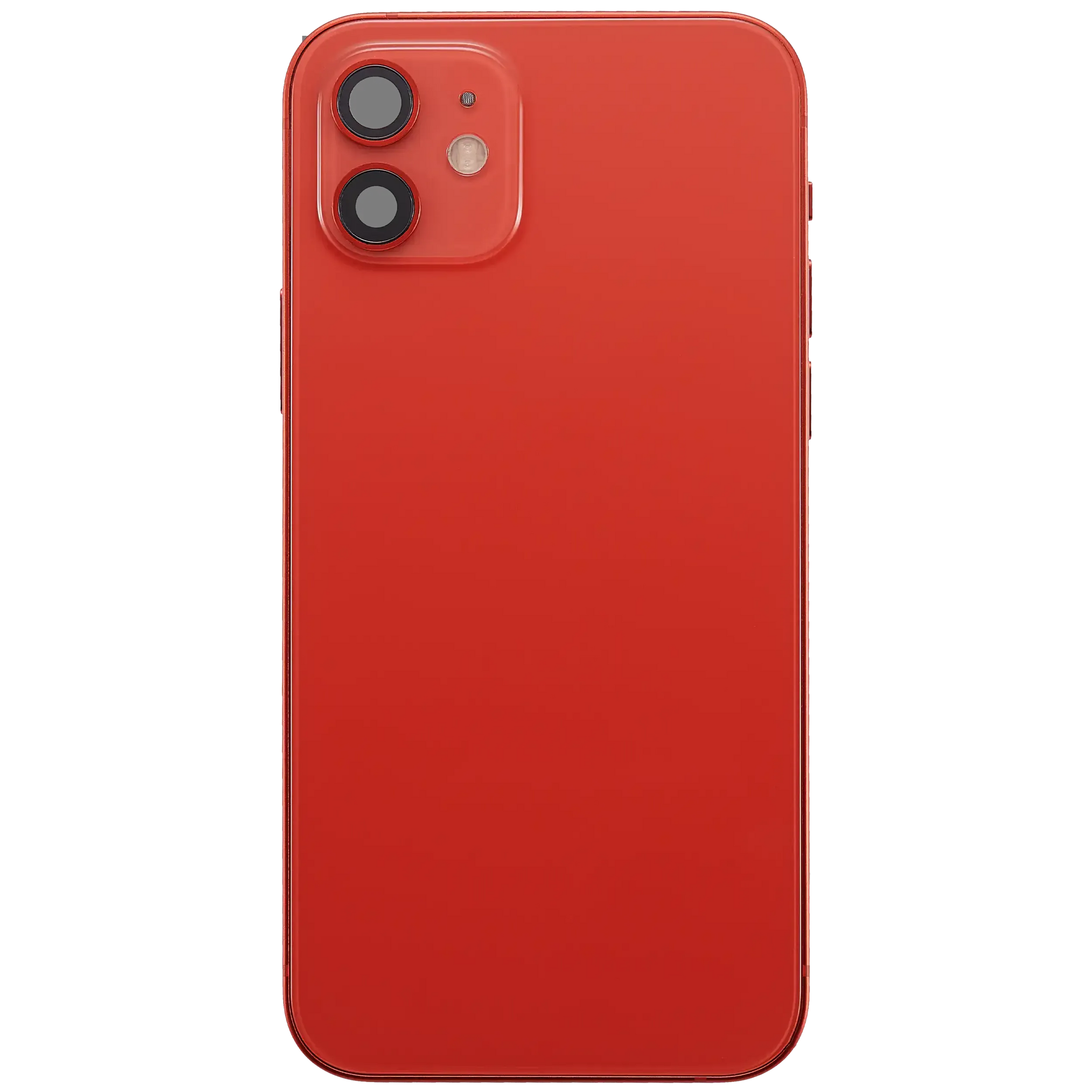 Back Housing W/ Charging Port Flex & Small Parts For iPhone 12 (EU / Global Version) (Used OEM) (Pull) (Red)