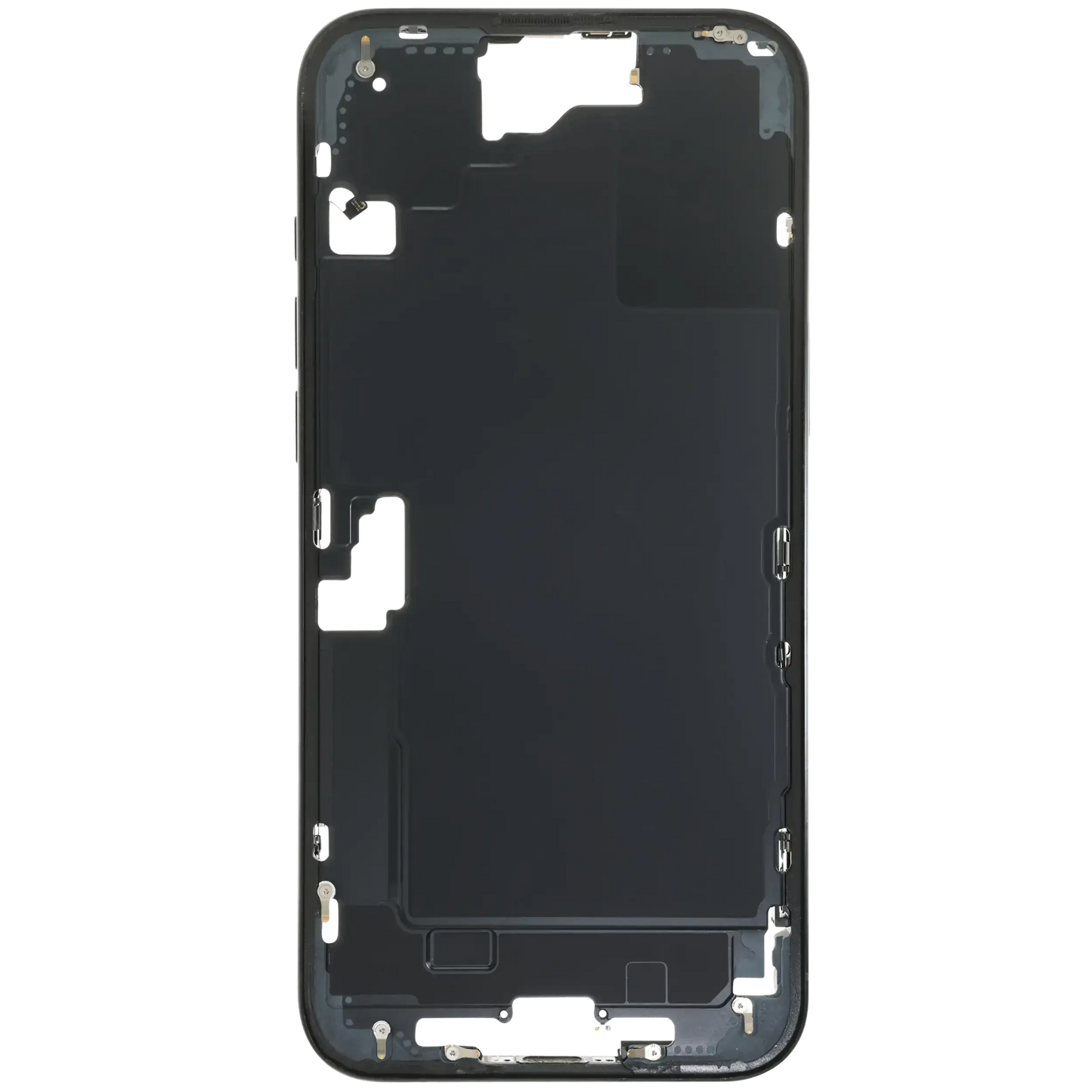 Mid-Frame Housing W/ Small Parts For iPhone 16 Plus (US Version) (Pull) (Black)