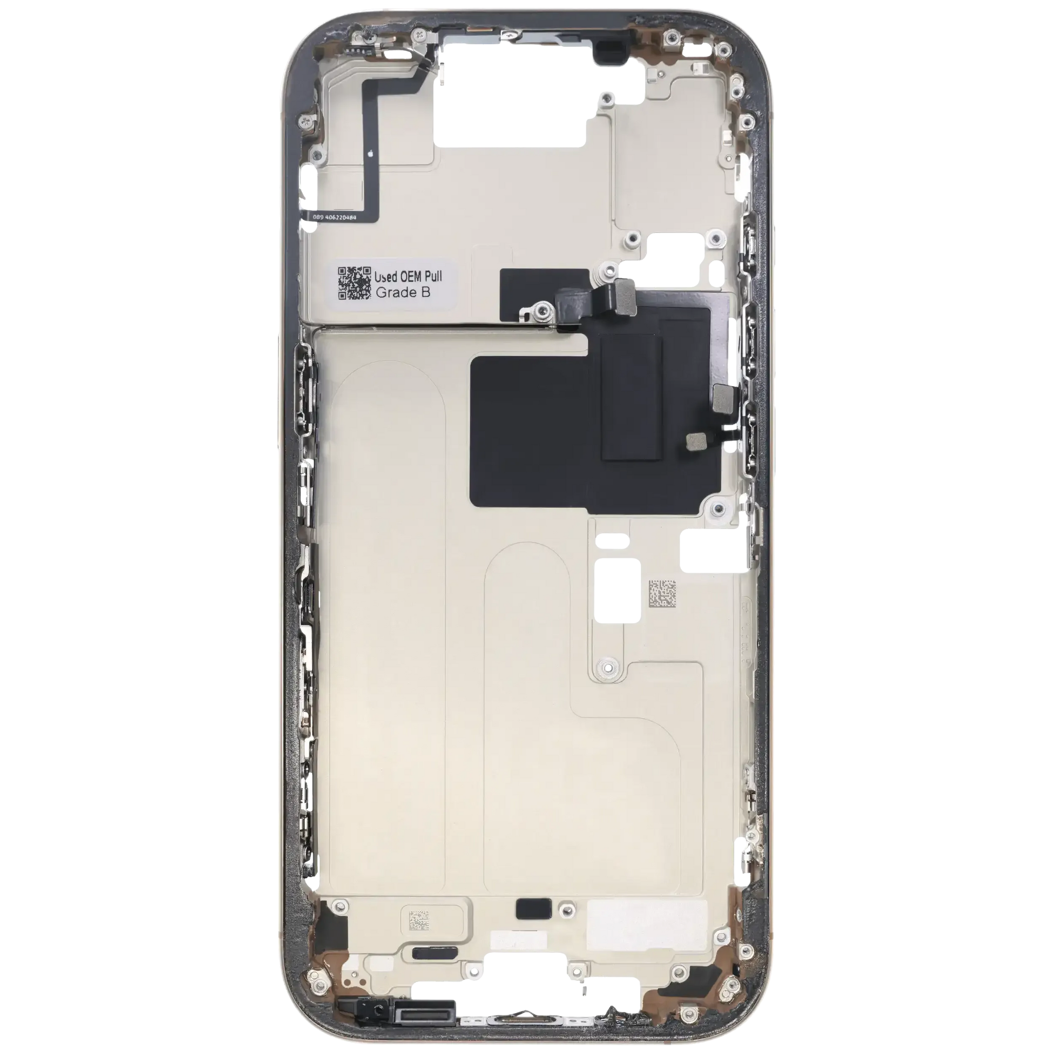 Mid-Frame Housing W/ Small Parts For iPhone 16 Pro (US Version) (Pull) (Desert Titanium)