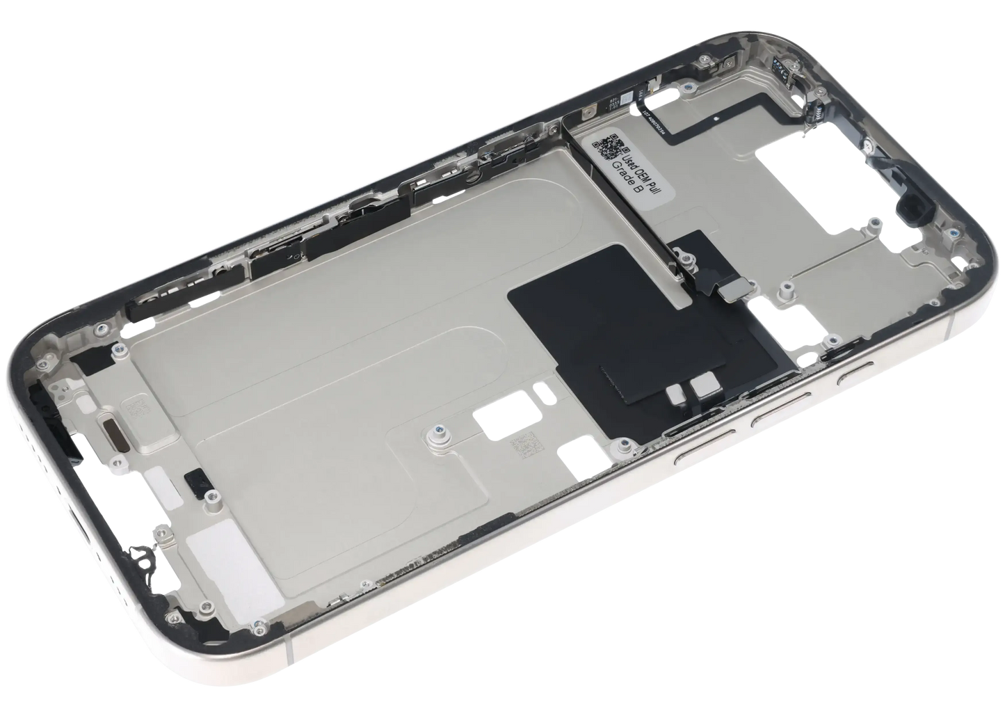 Mid-Frame Housing W/ Small Parts For iPhone 16 Pro (US Version) (Pull) (Natural Titanium)