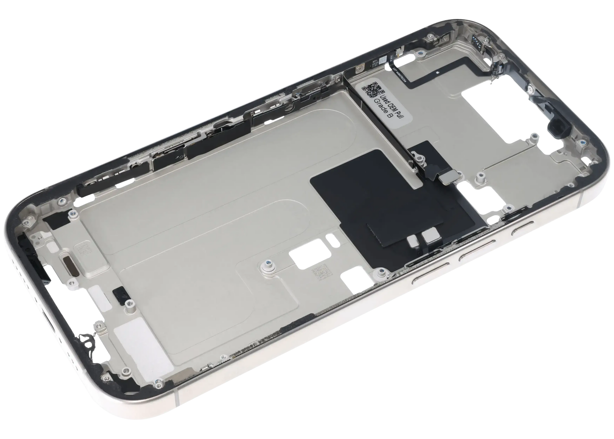 Mid-Frame Housing W/ Small Parts For iPhone 16 Pro (US Version) (Pull) (Natural Titanium)