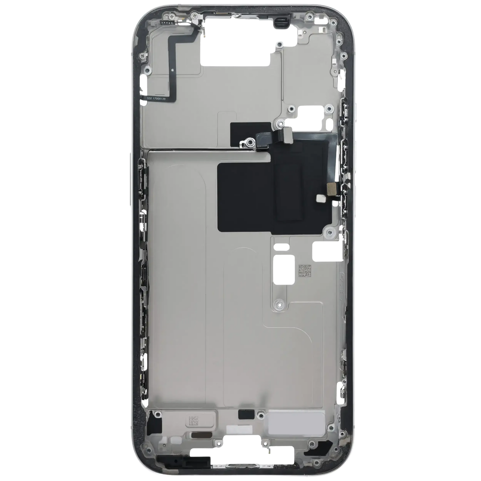 Mid-Frame Housing W/ Small Parts For iPhone 16 Pro (US Version) (Pull) (White Titanium)
