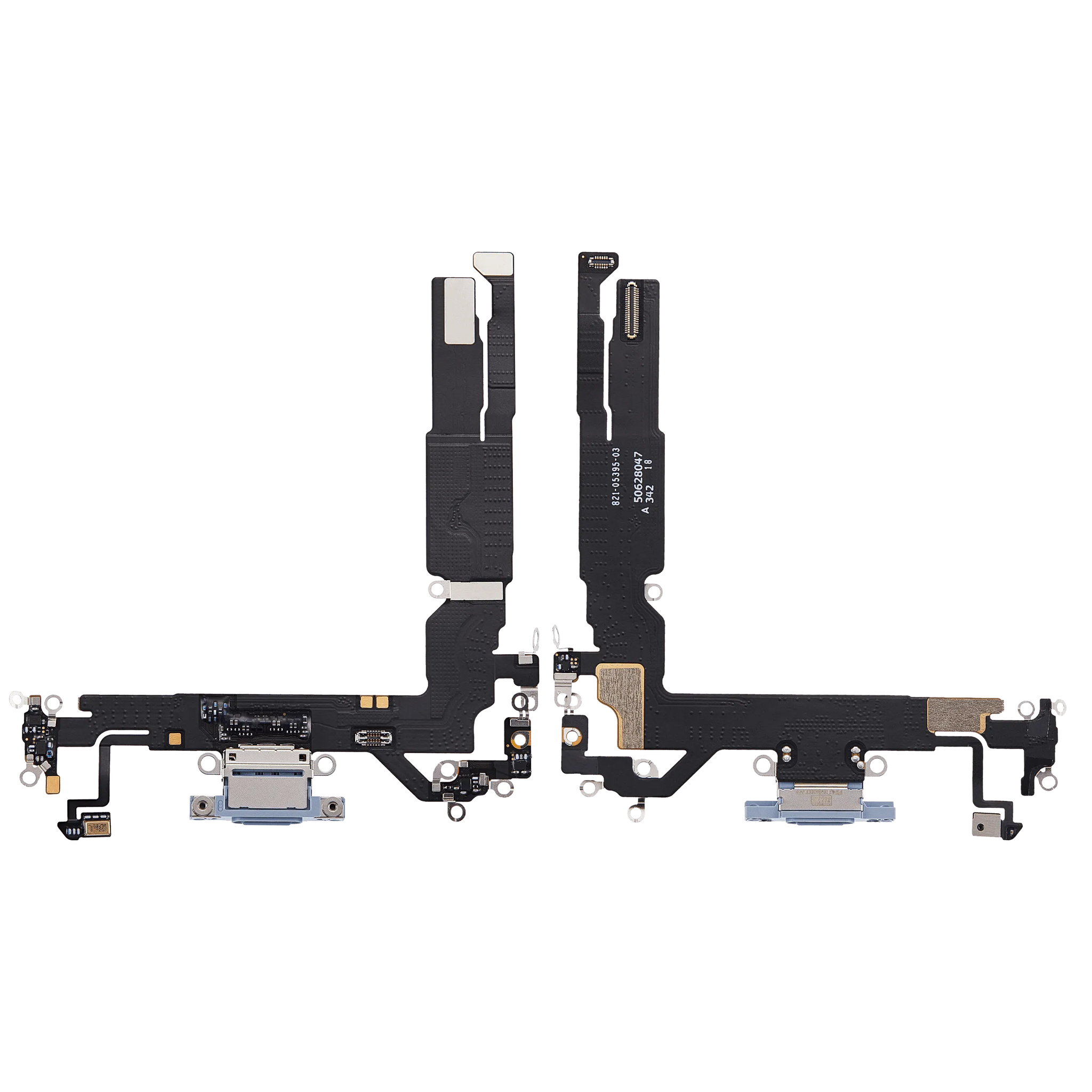 Charging Port Flex Cable For iPhone 17 (Pull) (Mist Blue)