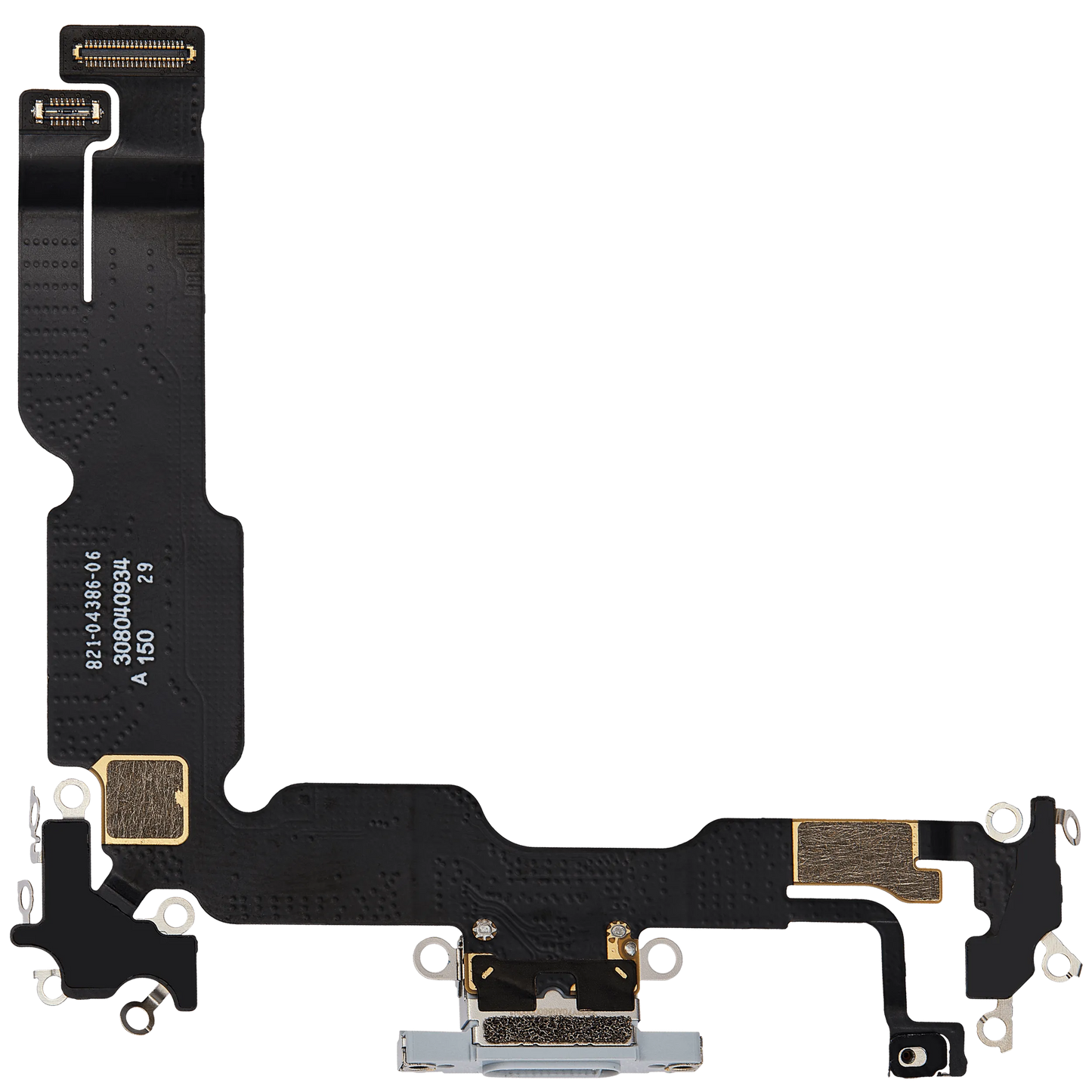 Charging Port Flex Cable For iPhone 15 Plus (Pull) (Blue)