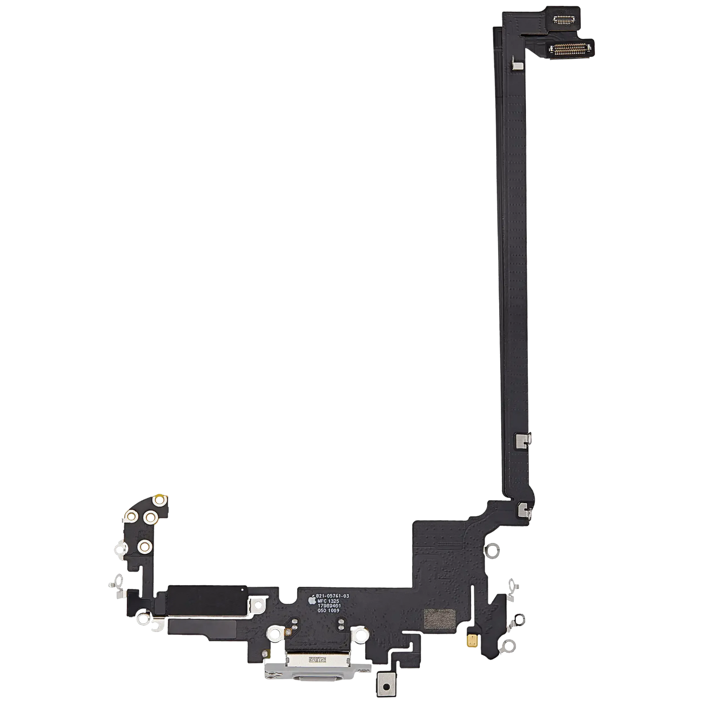 Charging Port Flex Cable For iPhone 17 Pro Max (Pull) (US Version) (Silver)
