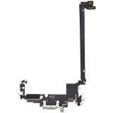 Charging Port Flex Cable For iPhone 17 Pro Max (Pull) (US Version) (Silver)
