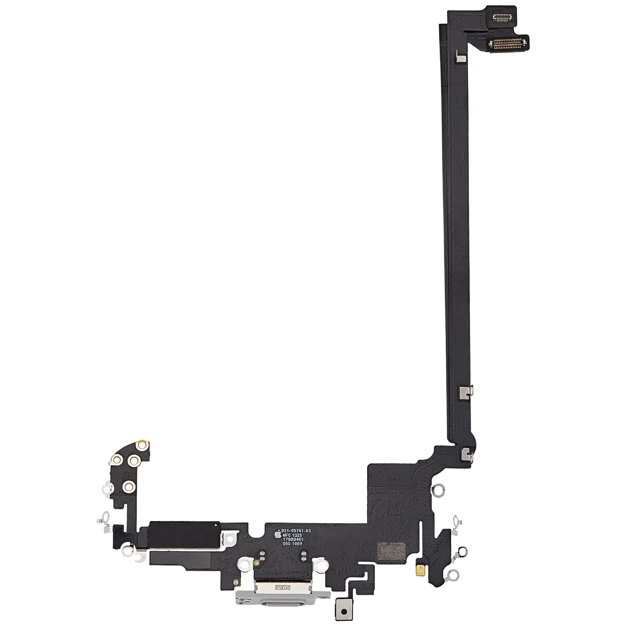 Charging Port Flex Cable For iPhone 17 Pro Max (Pull) (US Version) (Silver)