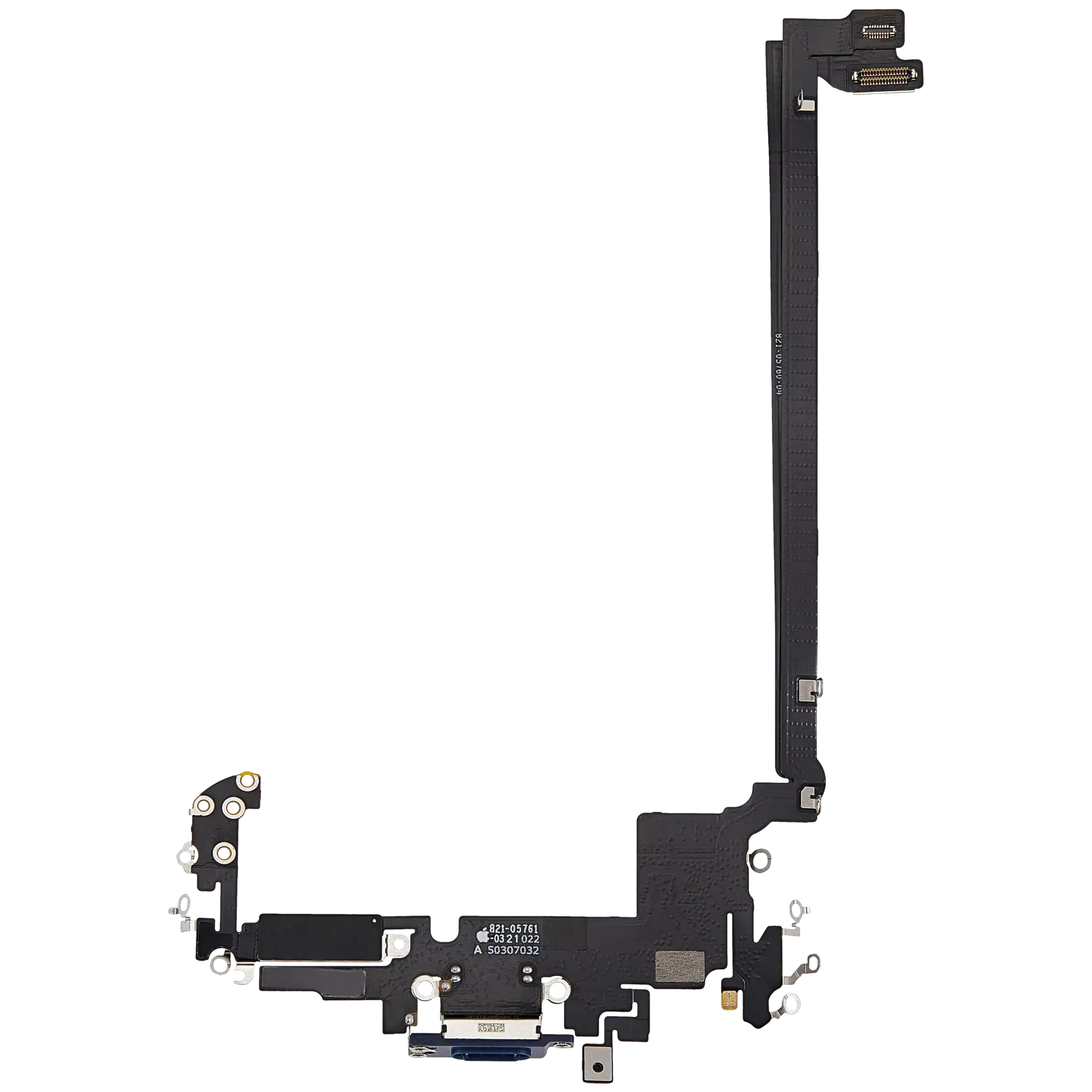 Charging Port Flex Cable For iPhone 17 Pro Max (Pull) (US Version) (Silver)
