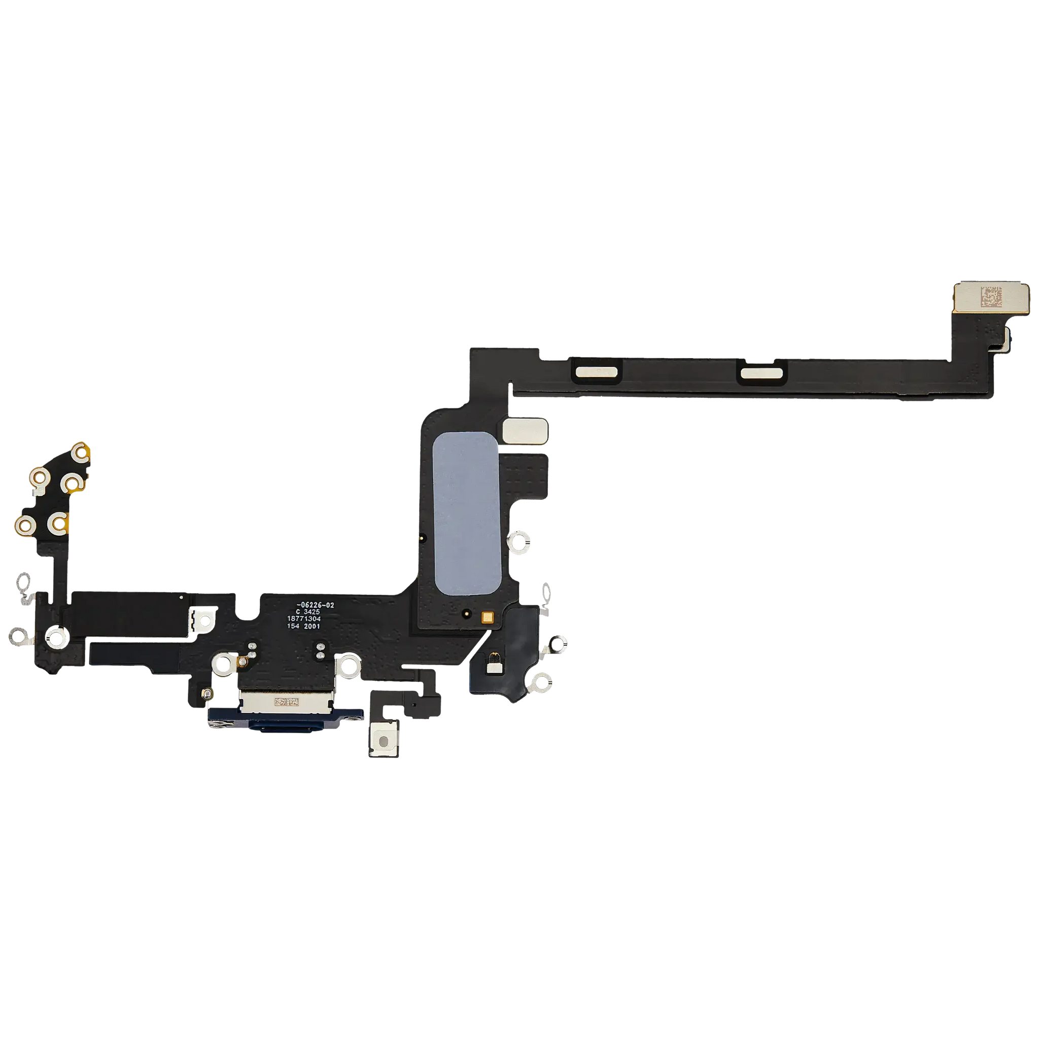 Charging Port Flex Cable For iPhone 17 Pro (Pull) (International Version) (Deep Blue)