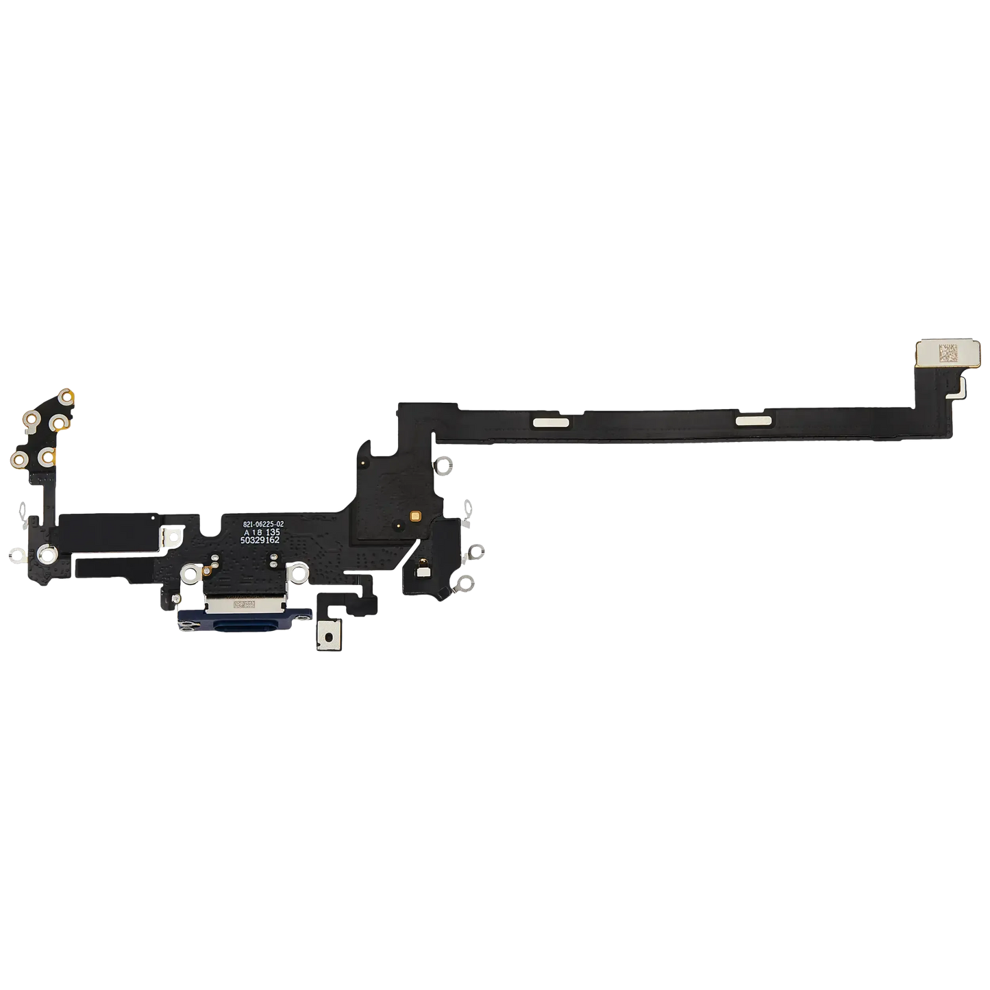 Charging Port Flex Cable For iPhone 17 Pro (Pull) (US Version) (Deep Blue)